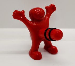 Novelty Funny Red Man Wine Stopper