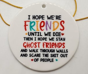 Round Friends Ornament