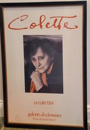 Framed Print Of Colette (Very Intriguing Features From The Galerie Des Femmes, Paris 1984