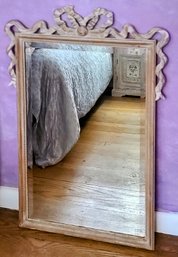 Wooden Ribbon Shaped Mirror