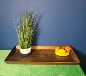 Smith & Hawken Copper Finished Tray.  Planter, Display, Your Choice. - - - - - - - - - - - - - - - Loc: S1