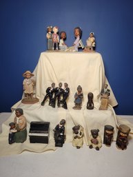 African Figurine Collection.  Some Are Signed / Serial Numbered. - - - - - - - - - - - -- - - -Loc: FH In Box