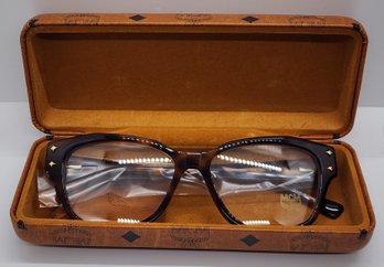 MCM Havana Demo Lens Eyeglass Frames In Branded Case