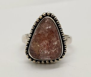 Tanzanian Natronite Ring In Sterling Silver