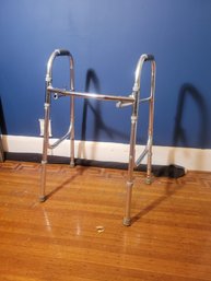 Chrome Folding Walker.  Made In The U.S.A. - - - - - - - - - - - - - - - - - - - - - -- - - - - Loc: LR