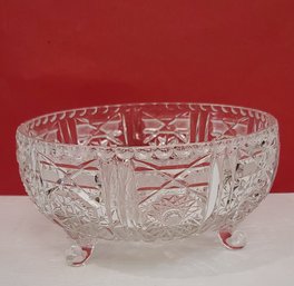 Stunning Brilliant Cut Vintage Glass Bowl