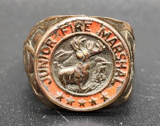 Vintage Hartford Fire Insurance Junior Marshall Ring