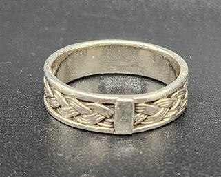 Vintage Sterling Silver Band Ring