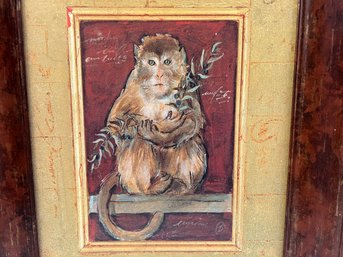 Decorator Print Of A Monkey