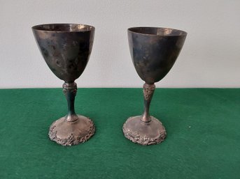 PAIR OF INTERNATIONAL SILVER WEBSTER WILCOX