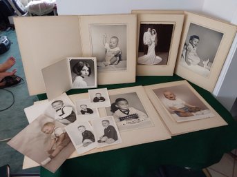 NICE LOT OF VINTAGE PHOTOGRAPHS WEDDING BABIES AND MISC.