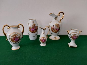 BEAUTIFUL SET OF MATCHING LIMOGES FRANCE PIECES