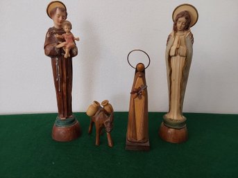 4 VINTAGE RELIGIOUS PIECES MADE IN POLAND AND ITALY
