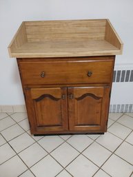 KITCHEN UTILITY PIECE CABINET AND COUNTER TOP