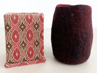 Pencil Caddies: Needlepoint By Stubbs & Wooten, And Modern Wool