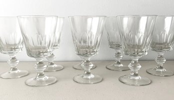 A Set Of 8 Wine Goblets