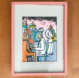 A Signed Serigraph, Jazzy By R.J. Hohimer