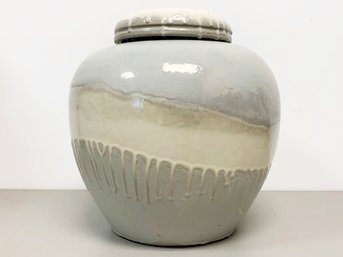 A Ceramic Lidded Jar