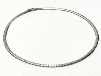 A Vintage Modern Sterling Silver Necklace