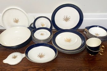 A Vintage 'Golden Harvest' Dinner Service By Taylor Smith Taylor