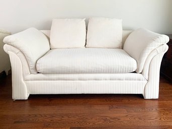 A Vintage Striped Love Seat