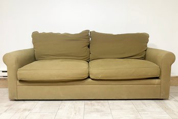 A Comfy Microfiber Sofa