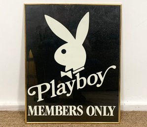 A Vintage Playboy Club 'Members Only' Poster