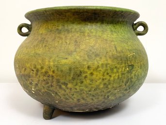 A Vintage Ceramic Planter IN Cauldron Form