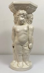 A Cherubic Ceramic Pedestal