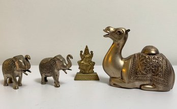 Vintage Animal Form Art Metal Miniatures