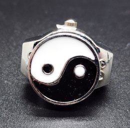 Brand New Yin Yang Watch Stretch Ring