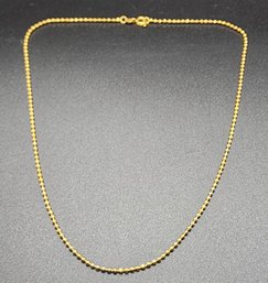 Vintage 18k Gold Plated Necklace