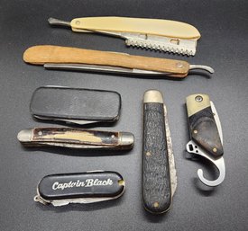 Nice Lot Of Vintage Knives & Razors
