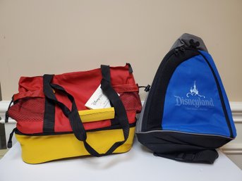 Two Disney & Disneyland Backpack & Travel/cooler Bags