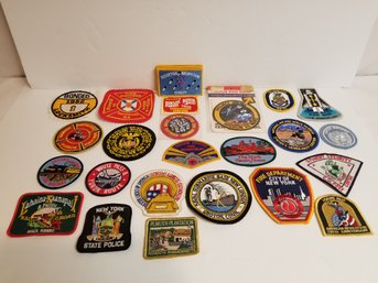 Vintage NYC Fire Dept, Ringling Bros Circus, Kennedy Space Center, Police & Merchant Marine Patches