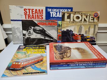 Coffeetable Books About Trains Including Lionel, Steam Trains, Subway Trains & More