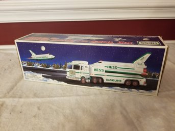 NOS 1999 HESS Toy Truck Truck And Space Shuttle With Satellite