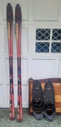 Atomic Skis Paired (no Bindings) Paired With Thunder Bay Snow Shoes