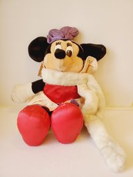 Vintage 1987 Disneyland Walt Disney World Minnie Mouse Glam Plush