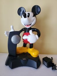 Walt Disney Telemania Mickey Mouse Animated Talking Cordless Telephone
