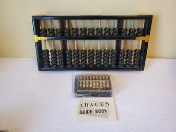 Two Chinese Abacus - Lotus Flower Brand