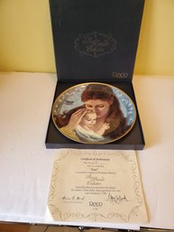 Vintage 1991 RECO The Premier Collection LOVE Numbered Collectible Plate With COA