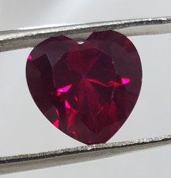 Beautiful 6.25 Ct Natural Heart Shaped Ruby Gemstone