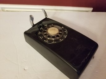 Vintage Wall Rotary Phone No Receiver Or Cord