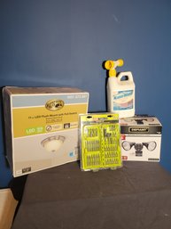 Lights New /  Drill Driving Kit / House Wash Group.  All Of This. - - - - - - - - - - - - - - -- - - -Loc: S3