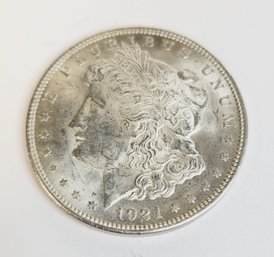 1921-P Morgan Silver Dollar (uNC)