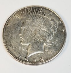 1928-s   Silver Peace Dollar (rare Year)