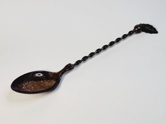 Wow...Antique 830 Silver Straight Spoon From Norway Or Sweden