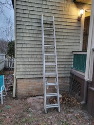 Lynn Viking 20' Extension Ladder. Aluminum.  - -- - - - - - - - - - - - - - - - - - - - - - - Loc Back Door