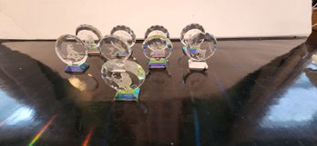 9 Chinese Zodiac Crystal Figures